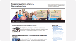 Desktop Screenshot of personensuche.biz